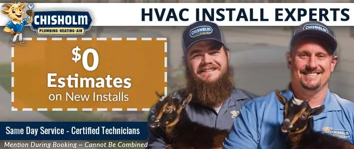 greenville HVAC Install Chisholm Plumbing, Air & Electric